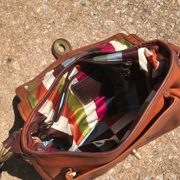 Coach Whitney Leather Satchel Purse Bag Authentic - Picture 4 of 9